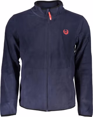 Blue Polyester Mens Sweatshirt