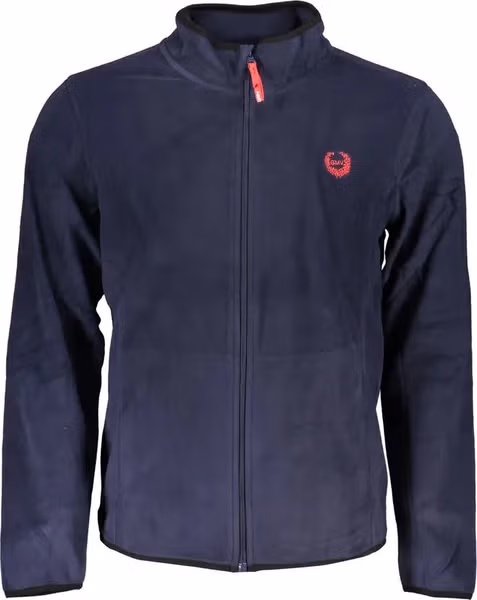 Blue Polyester Mens Sweatshirt