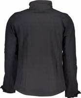 Black Polyester Men's Jacket 2