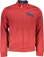 Red Polyester Men Sweatshirt 1