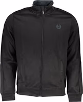 Black Polyester Men Sweatshirt 1