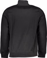 Black Polyester Men Sweatshirt 2