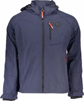 Blue Polyester Men's Jacket 1