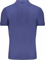 Blue Cotton Men's Polo Shirt 2
