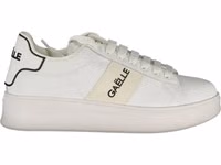 White Polyurethane Men Sneaker 1