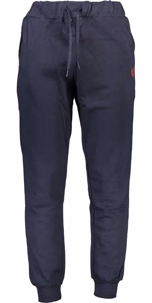 Blue Polyester Men's Track Pant