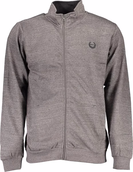 Gray Polyester Men's Sweatshirt
