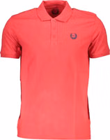 Red Cotton Men Polo Shirt 1