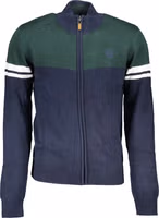 Blue Cotton Men's Cardigan 1