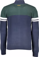 Blue Cotton Men's Cardigan 2
