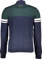 Blue Cotton Men's Cardigan 3