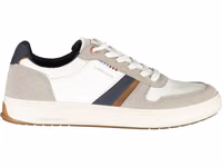 White Polyurethane Men Sneaker 1