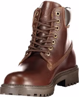 Marrone Pelle Mens Sneaker Boot 3