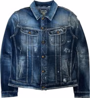 Blue Cotton Men's Denim Jacket 1