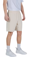 Beige Cotton Bermuda Shorts 3