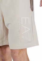 Beige Cotton Bermuda Shorts 5