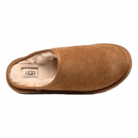 Beige Suede Leather Clogs 2