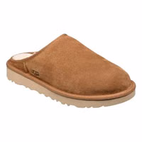 Beige Suede Leather Clogs 4