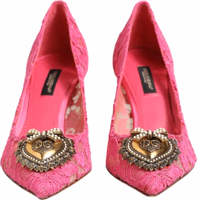 Pink Taormina Lace DEVOTION Pumps Shoes