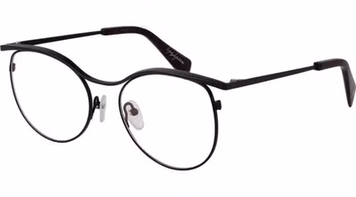Black Metal Glasses (Frames)