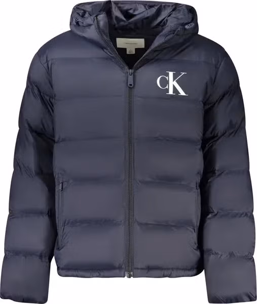 Blu Poliammide Men's Jacket