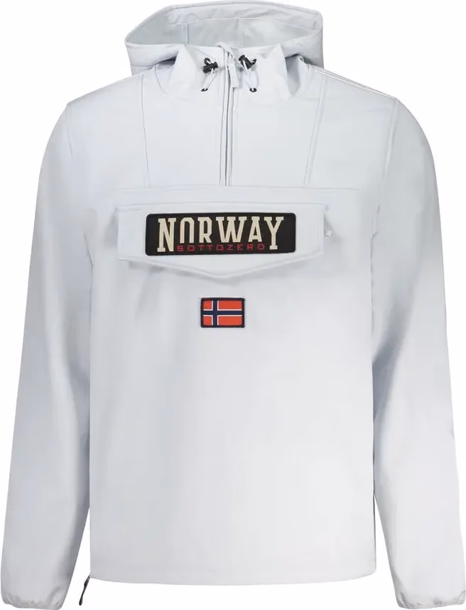 Grigio Polyester Men's Jacket