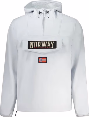 Grigio Polyester Men's Jacket