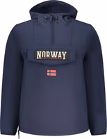 Blue Polyester Men's Jacket 1