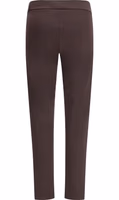 Brown Polyamide Casual Pants 2