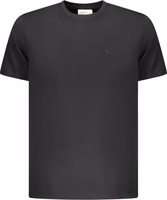 Black Cotton Men T-Shirt 1