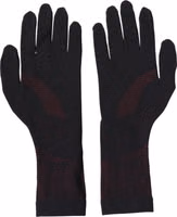 Black DG Logo Cotton Hands Mitten Men Gloves 3