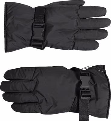 Black Windproof Ski Winter Warm Non Slip Gloves