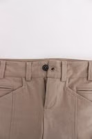 Beige Dress Skinny Slim Straight Chinos Pants 5