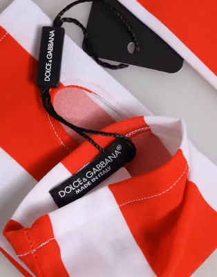 Red White Nylon Fingerless Wrist Length Gloves