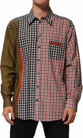 Multicolor Cotton Collared Checkered Shirt 1