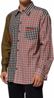 Multicolor Cotton Collared Checkered Shirt 2