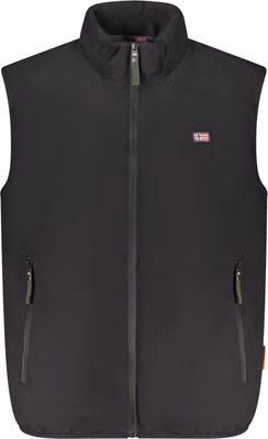 Black Polyester Men's Jacket