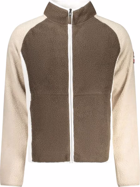 Marrone Polyester Men Sweatshirt