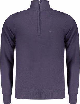 Blu Polyester Men Sweater