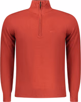 Red Polyester Men Sweater 1