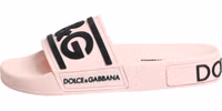 Pink Rubber Slides Sandals Beachwear Shoes 2