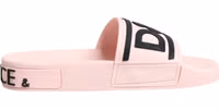 Pink Rubber Slides Sandals Beachwear Shoes 3