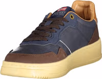 Blue Polyurethane Men Sneaker 3