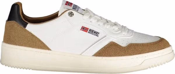 Bianco Polyurethane Men Sneaker