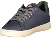 Blue Polyurethane Men Sneaker 3