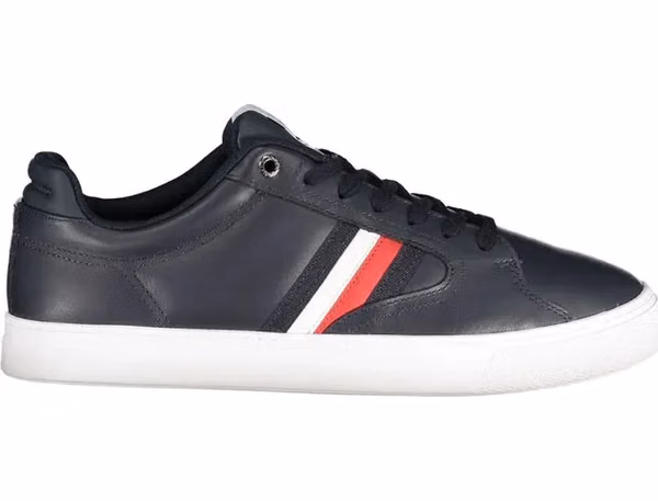 Blue Polyester Men Sneaker