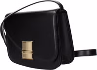 Black Leather Crossbody Bag 2