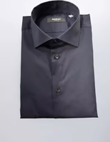 Black Cotton Men's Shirt 1