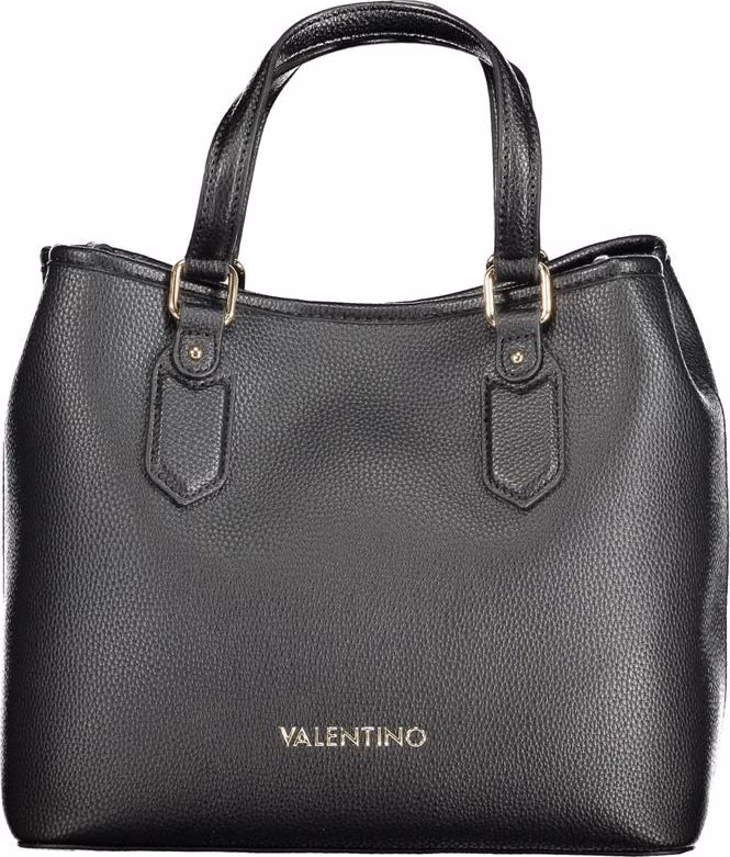 Nero Polyurethane Women Handbag