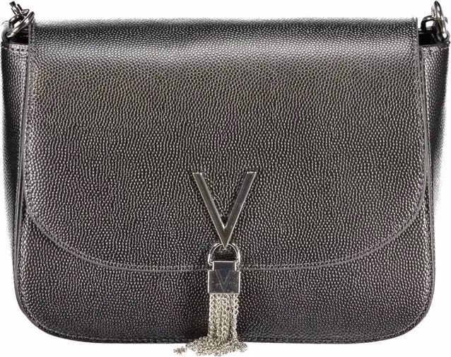Grey Polyurethane Women's Bag